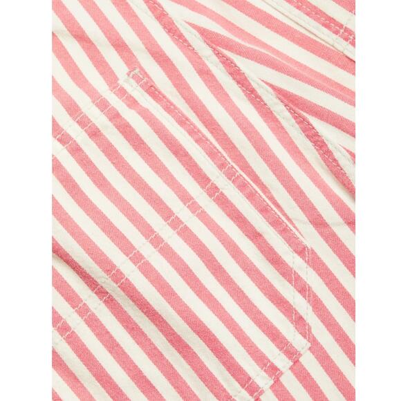 MOTHER (34) The Seafarer Hover Striped Ankle Pants Candy Striper Carpenter - Picture 4 of 11